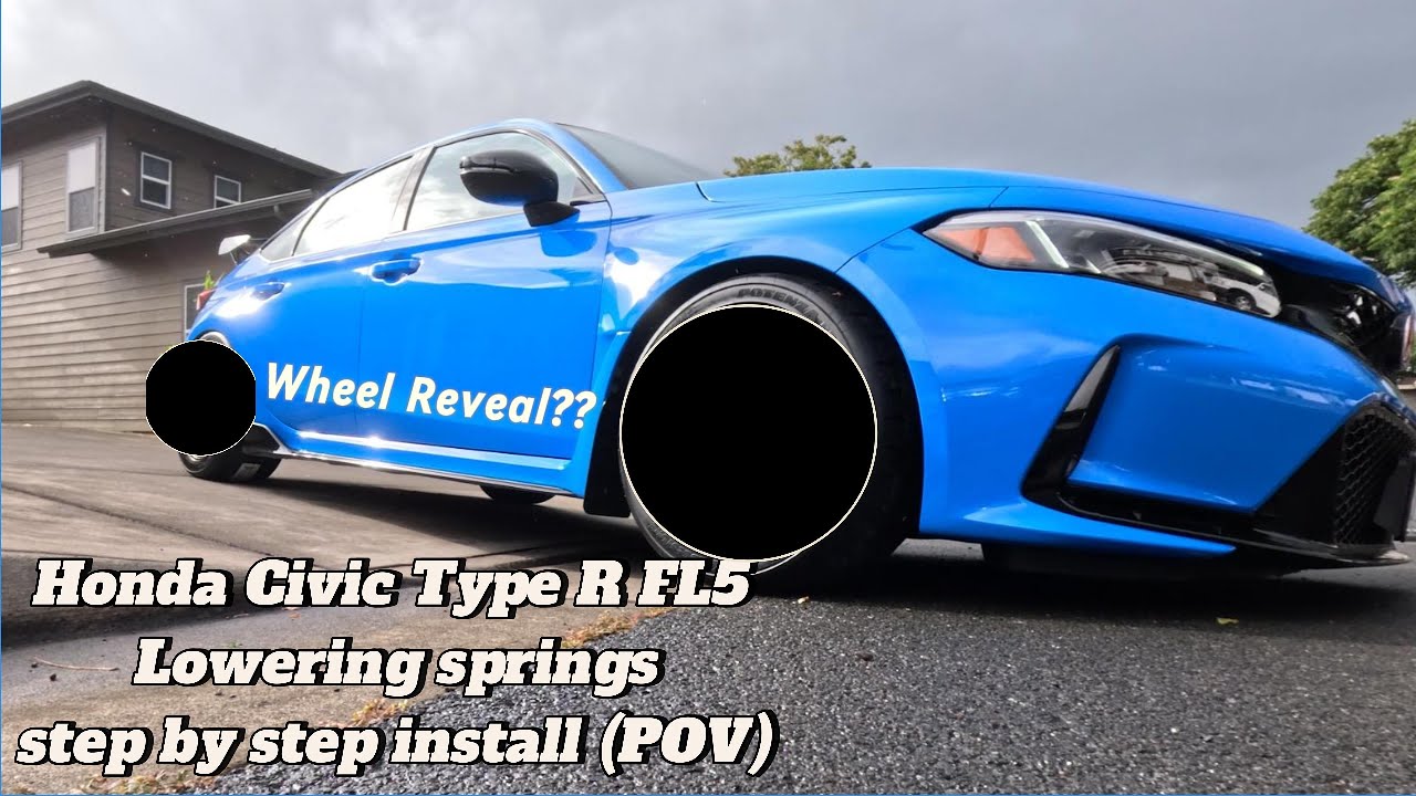 FL5 Eibach springs & OG Volk Rays CE28 install
