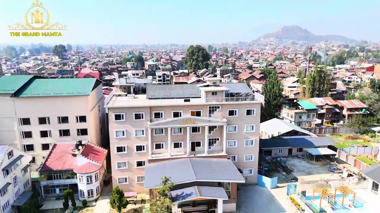 Discover The Grand Mamta Hotel, Srinagar | Breathtaking Drone Views, Room Tour & Guest Experience”