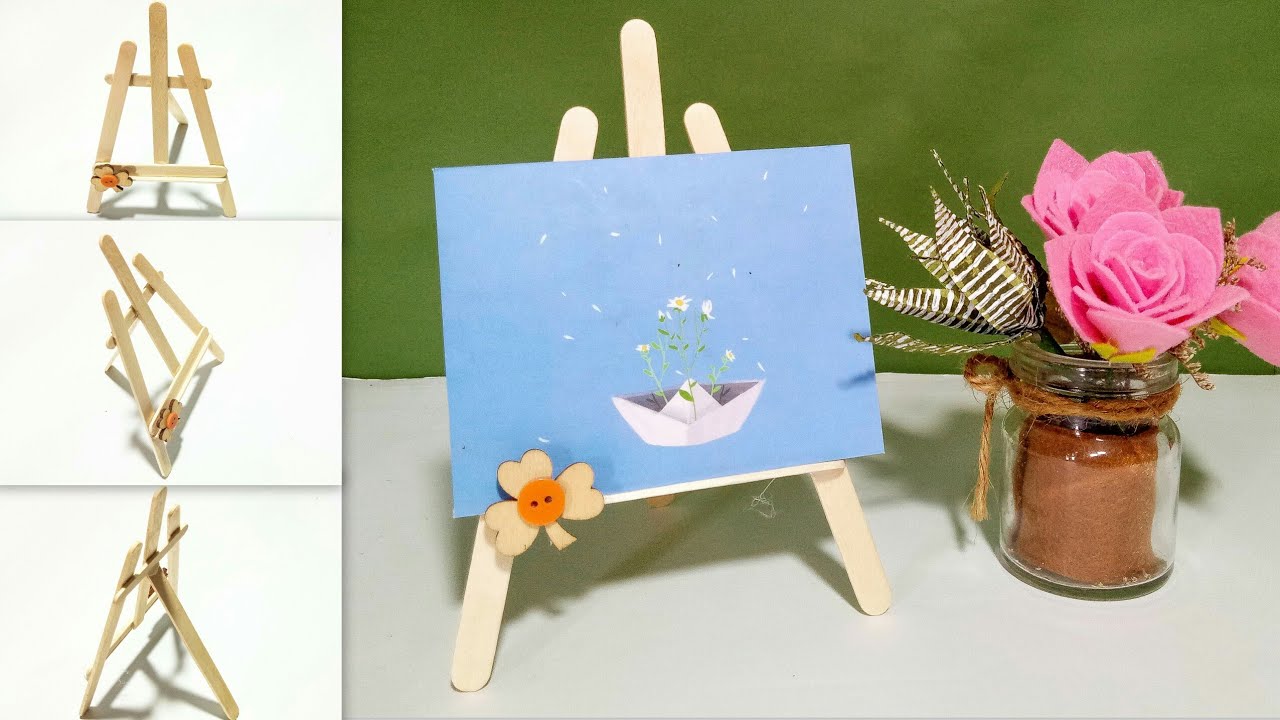 Como hacer Manualidades (marco de fotos) con palitos de helado FACILES | DIY Manualidades #123