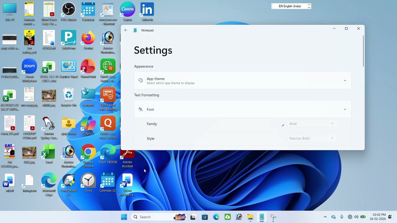 notepad video part 2