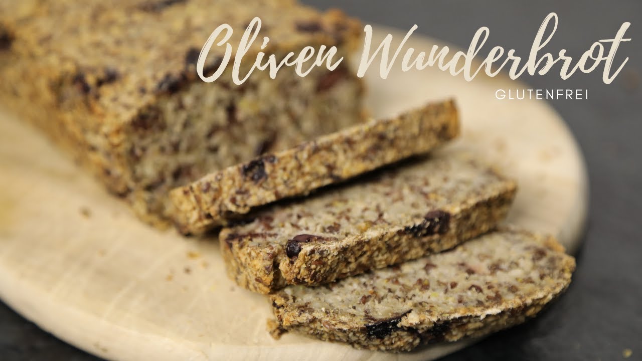 Oliven Wunderbrot glutenfrei Rezept