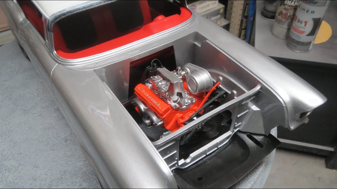 Monogram 1:12th Scale '57 Chevy Bel Air Build Pt 1