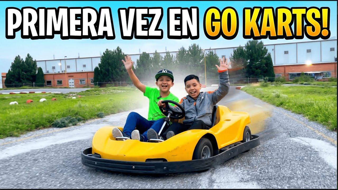 🏎️ Nuestra primera vez en go karts… nadie esperaba esto | Velocidad, risas y choques