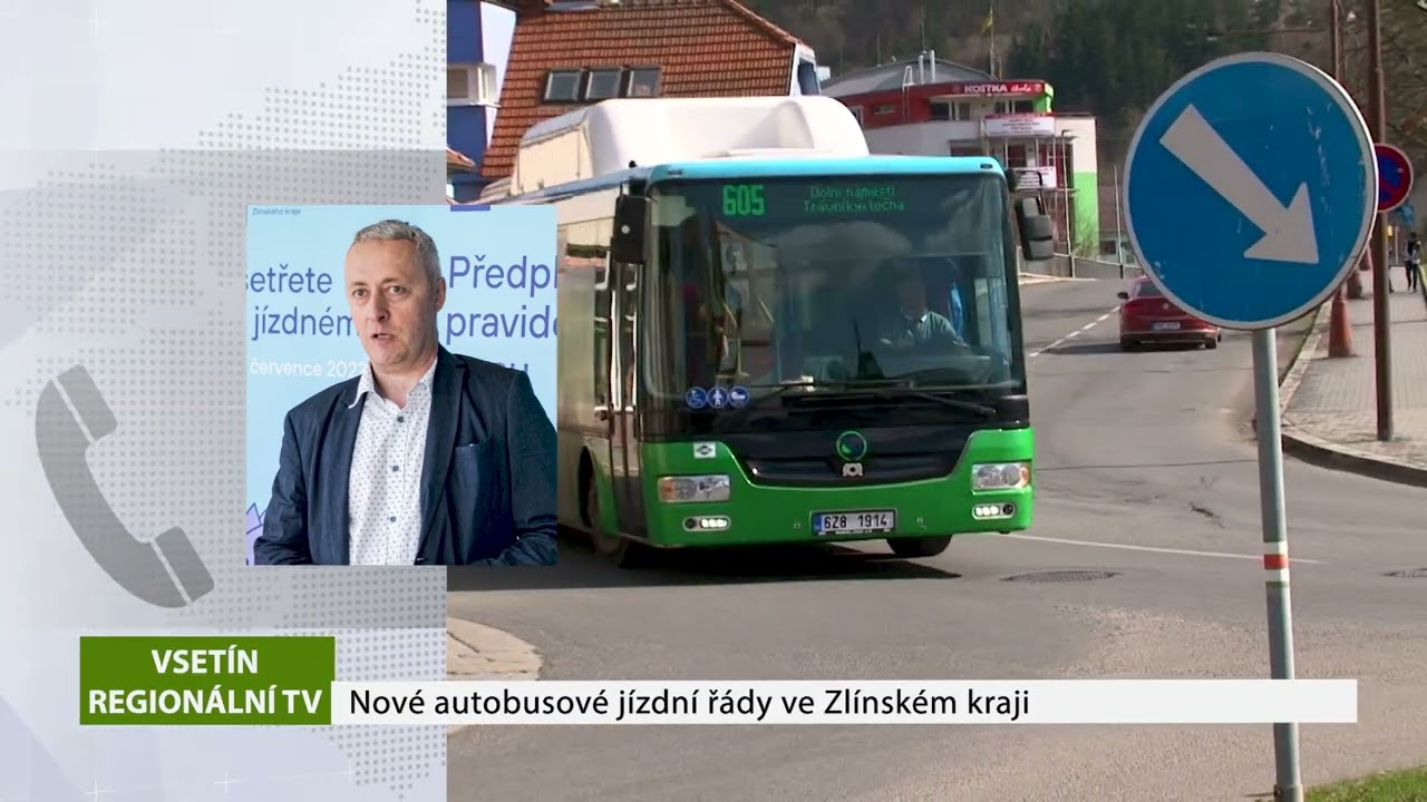 VSETÍN: Nové autobusové jízdní řády ve Zlínském kraji