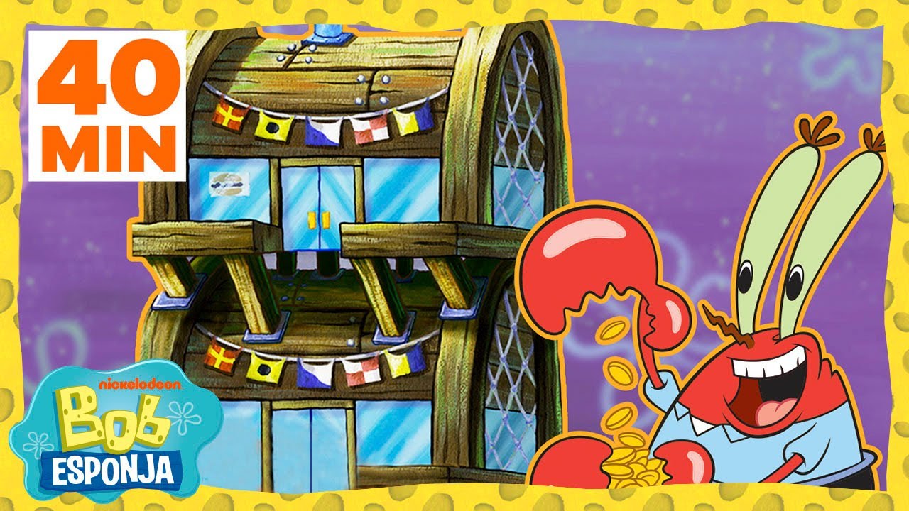 40 MIN de la remodelación del Crustáceo Cascarudo | Bob Esponja en Español