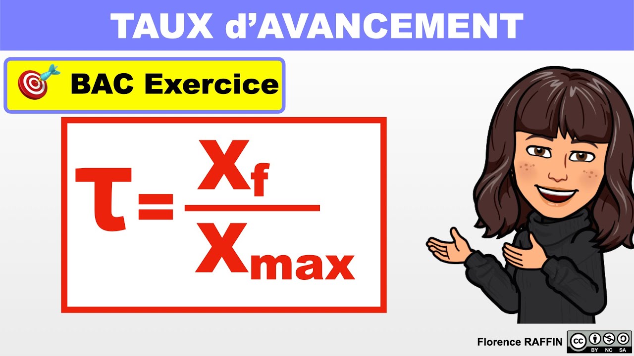 TAUX d'AVANCEMENT xf et xmax / Exercice / Terminale
