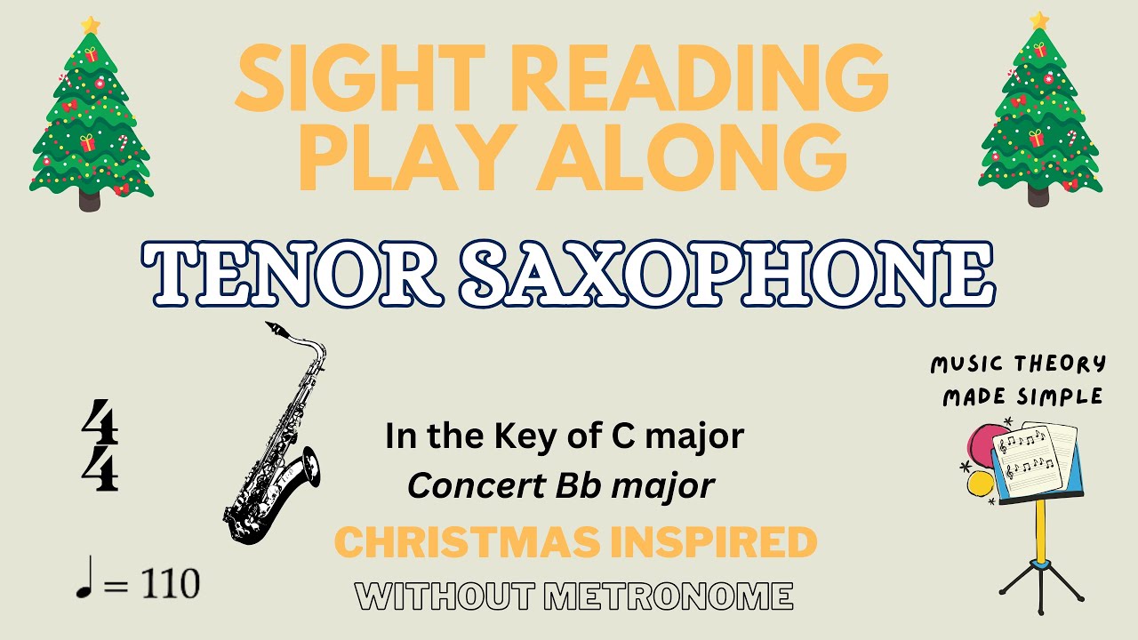 🎶 Can you play this TENOR SAXOPHONE sight-reading challenge? 🎶