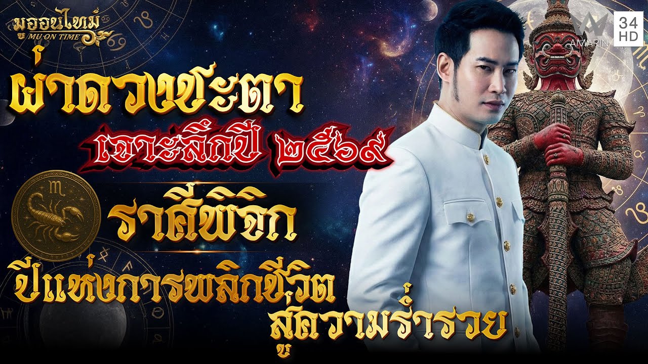 ราศีพิจิก ปีแห่งการพลิกชีวิตสู่ความร่ำรวย | มูออนไทม์ MU ON TIME