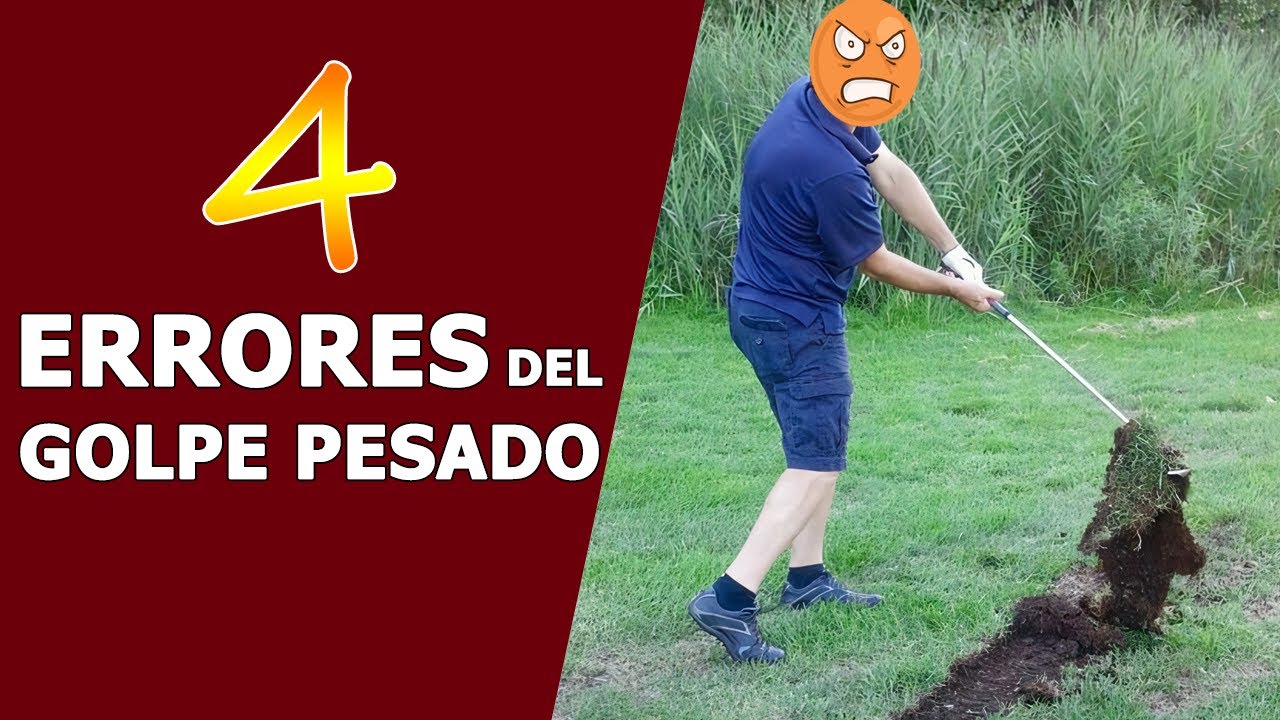 Los 4 Errores de un golpe pesado en golf | Soluciónalo YA!
