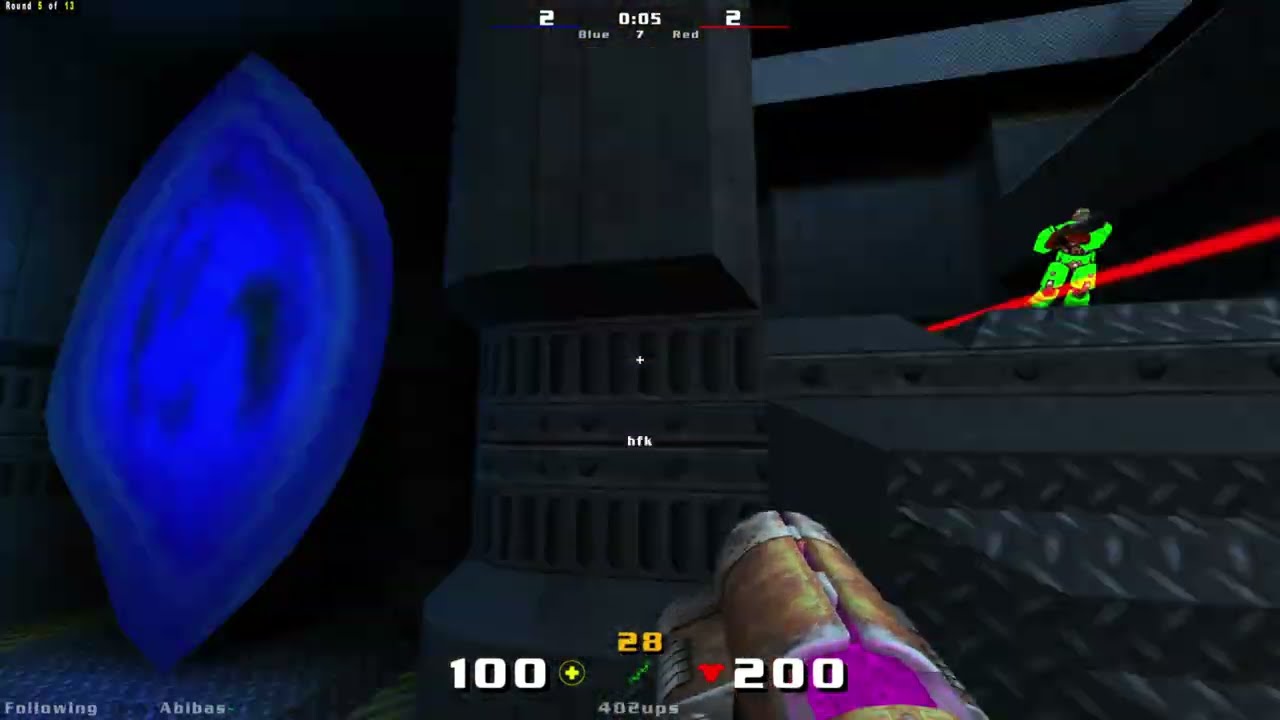 Abibas vs hfk | 2nd map cybdmpro2 | Q3CA 1v1 Winter Cup 2025