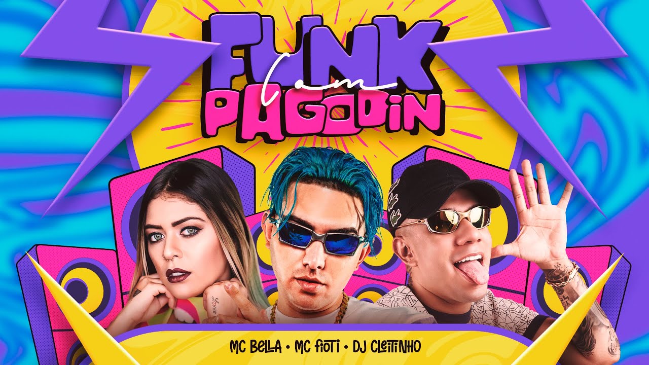 FUNK COM PAGODIN - MC Fioti, MC Bella e DJ Cleitinho (Lyric Video)