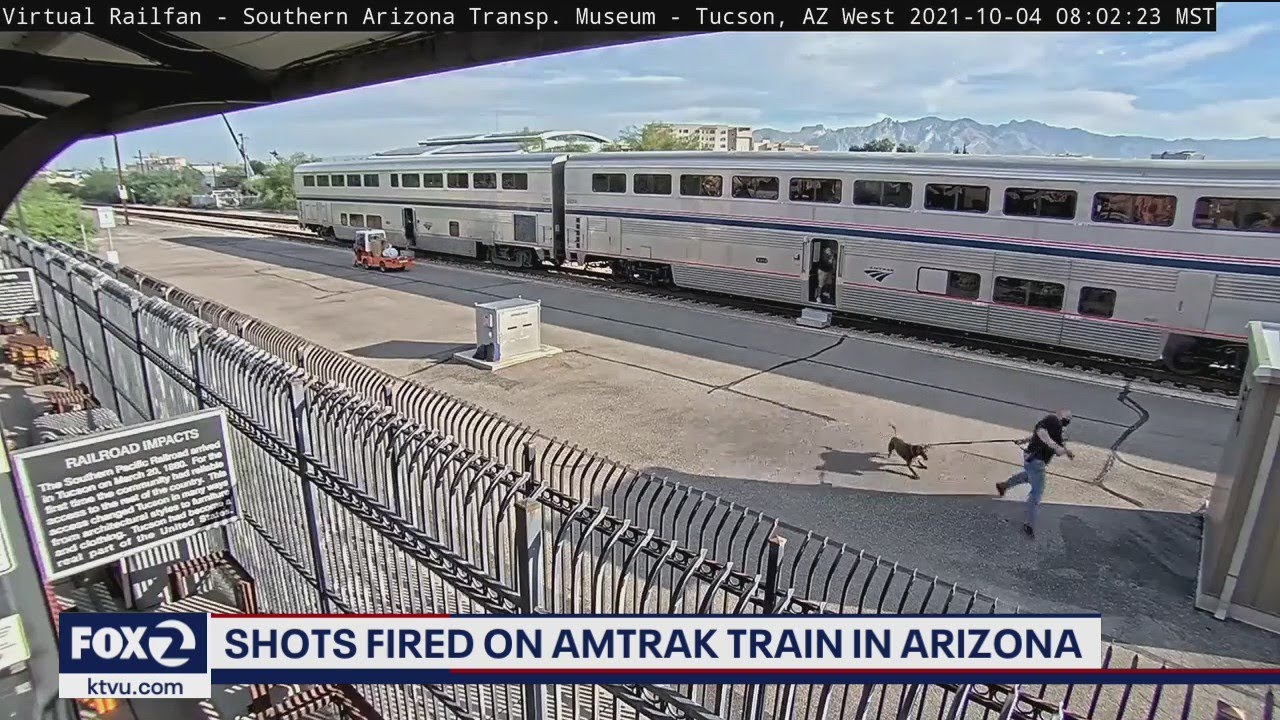 Shots fired in Amtrak train in Arizona