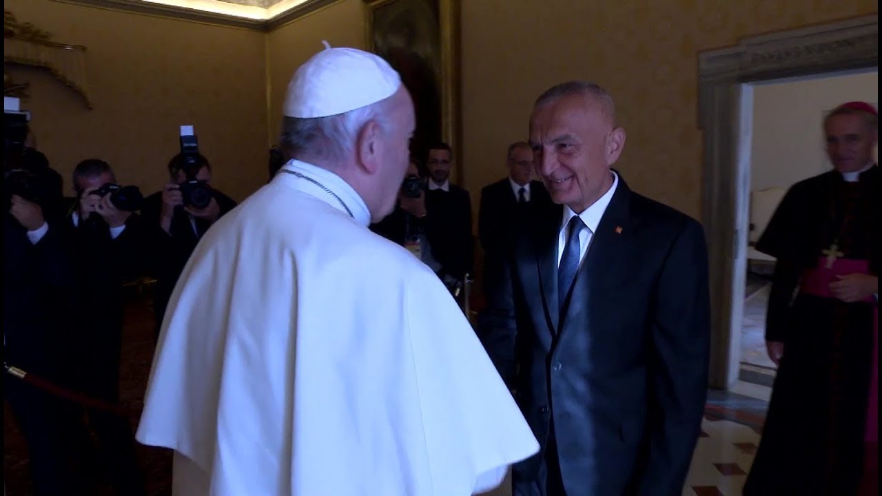 President of Albania visits Pope Francis