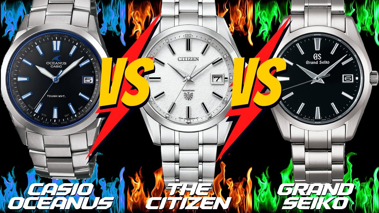 LA MONTRE LA PLUS PRÉCISE AU MONDE ⏱️ COMBAT JAPONAIS GRAND SEIKO VS THE CITIZEN VS CASIO OCEANUS 🗻🔥