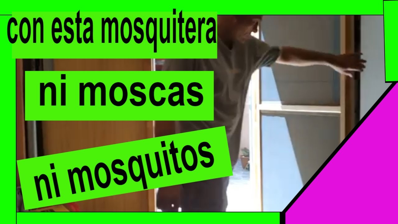 Como hacer una  ♥ PUERTA MOSQUITERA de madera🥅🗑✂🎬📽 mosquitera casera.