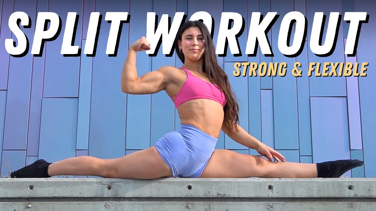 Follow Along Workout to Get Your Splits! 15 Minutes (Non-Talking)
