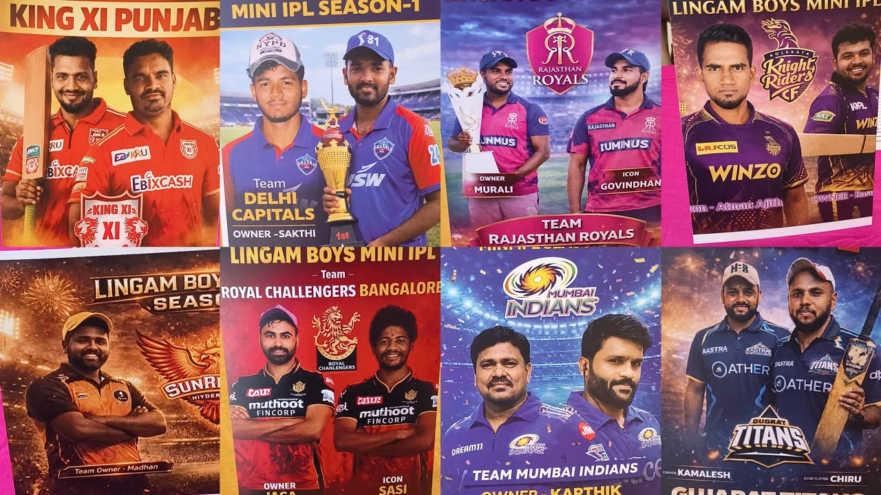 🎥LIVE ACTION🎯 | LINGAM BOYS MINI IPL || PLAYER ACTION LIVE ||