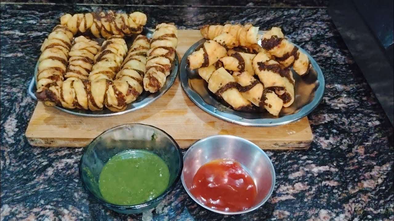 Twisted paneer samosa
