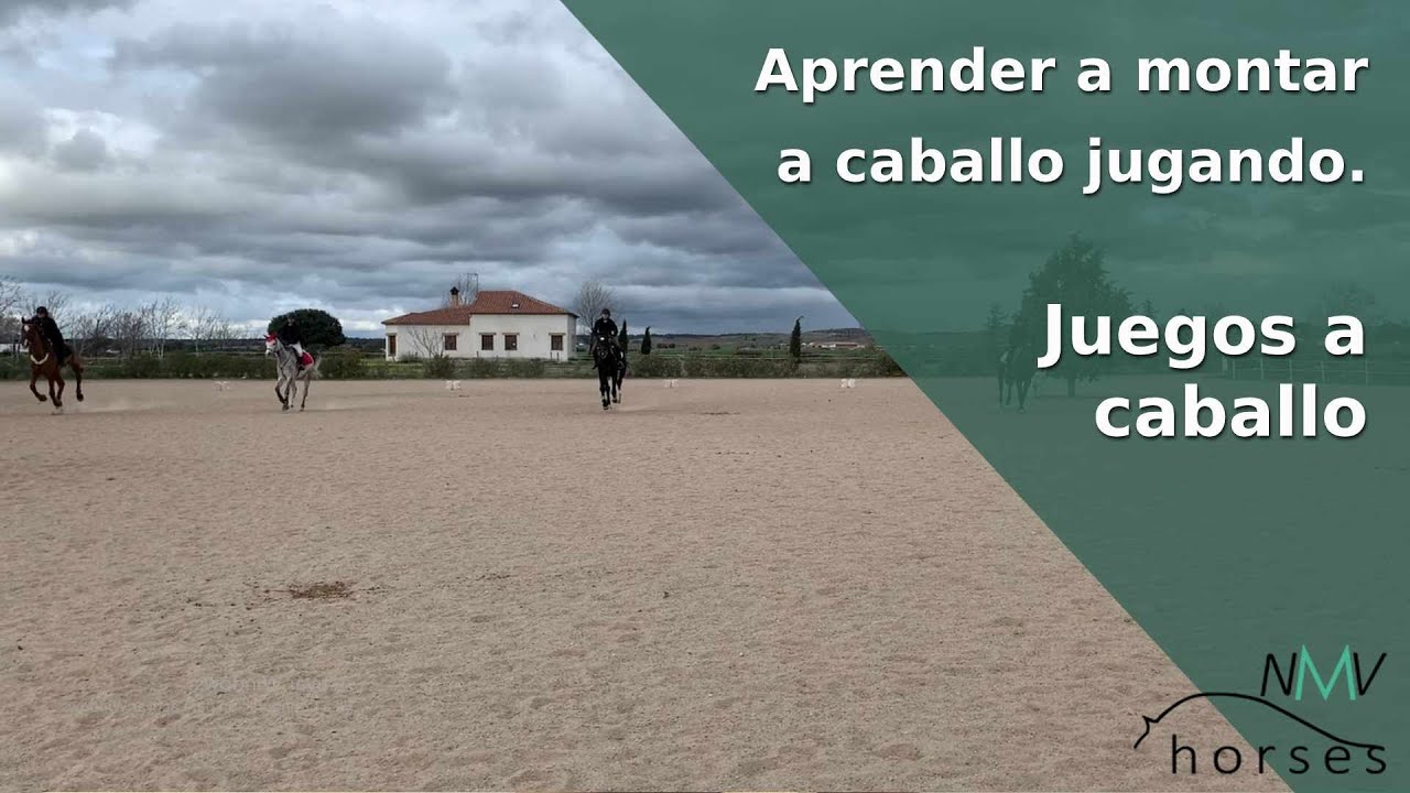 🐴Juegos a caballo🐴Aprende a montar a caballo jugando🐴