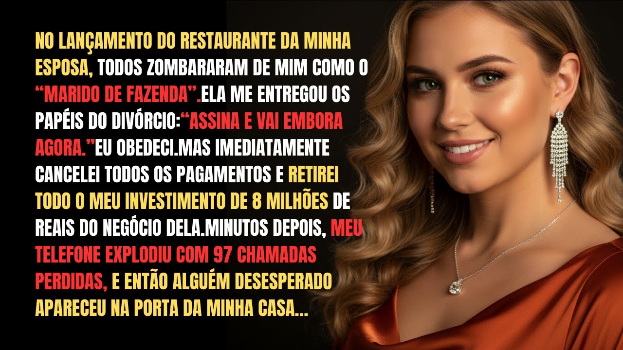 Minha esposa transformou nosso divórcio na“primeira comemoração”mas a batida à minha porta provou...
