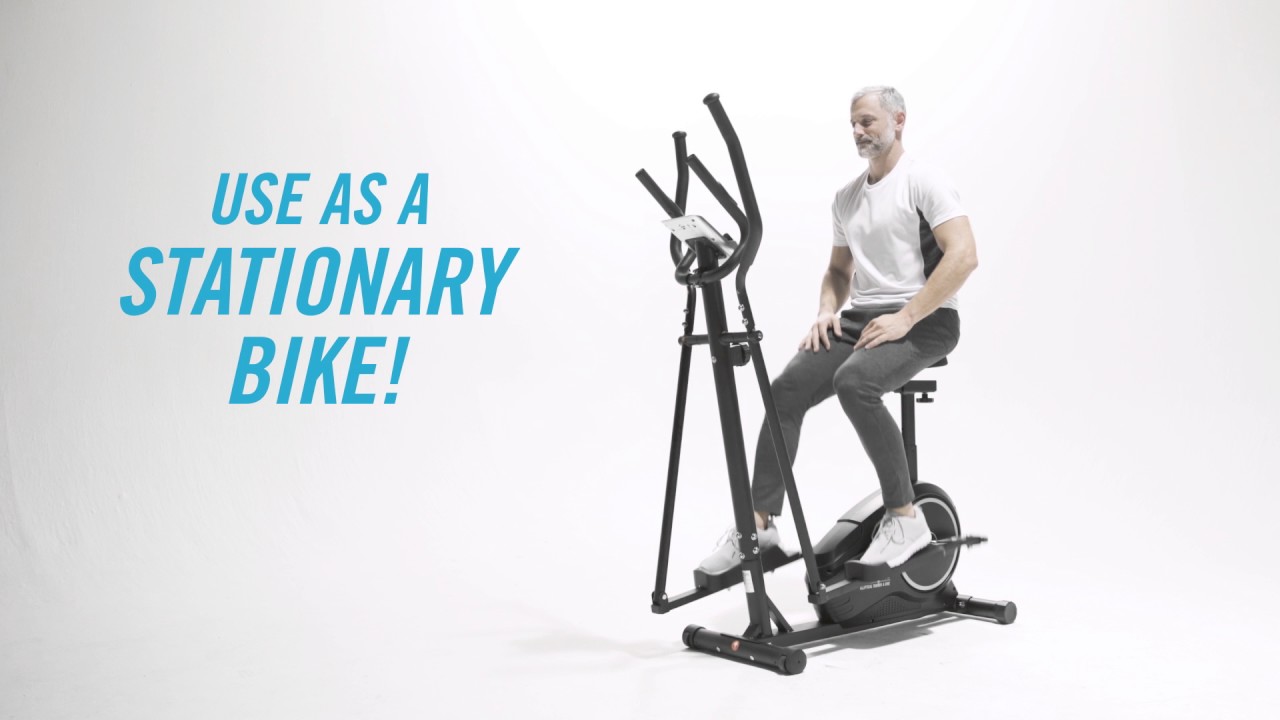 2-in-1 Cross Stride: Elliptical Trainer & Bike
