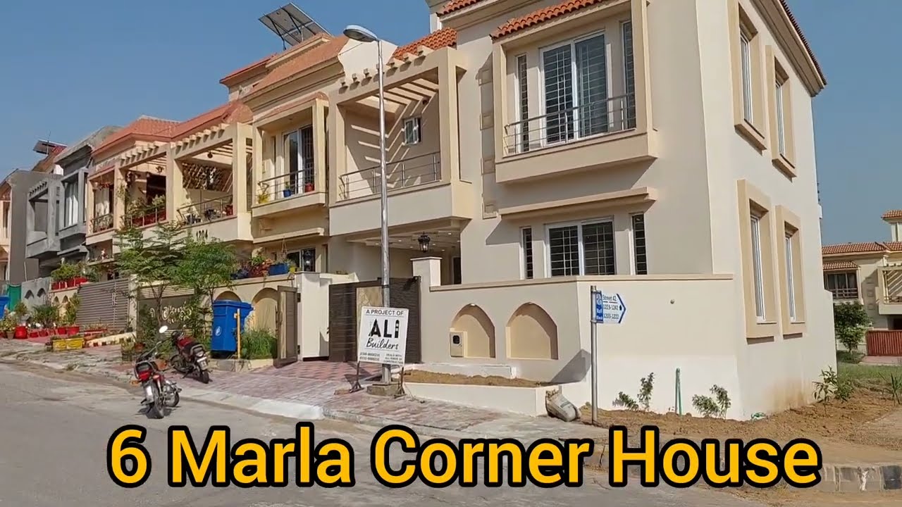 6 Marla Corner House For Sale, Brand New House
