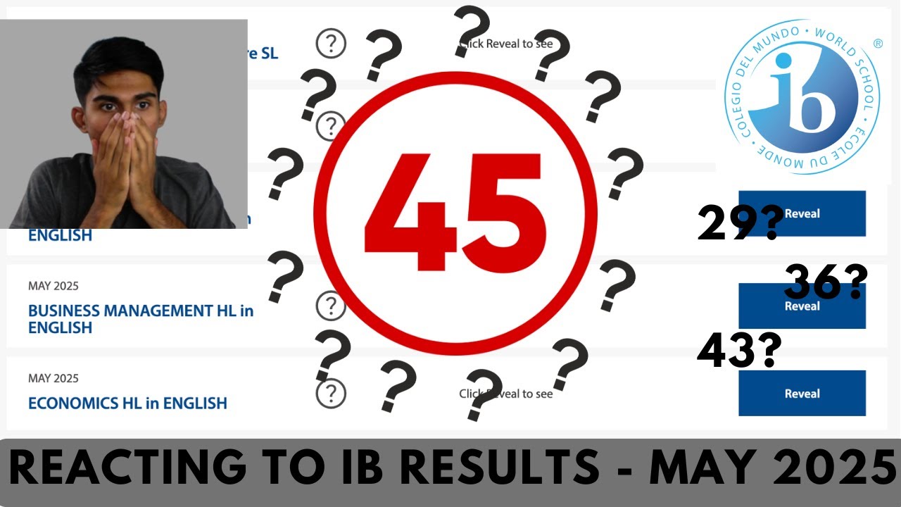 IB Results Reaction - IB DP May 2025