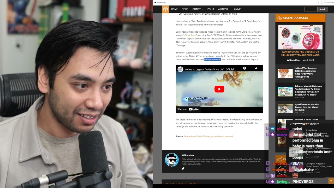 Gigguk REACTS to Voltes V op