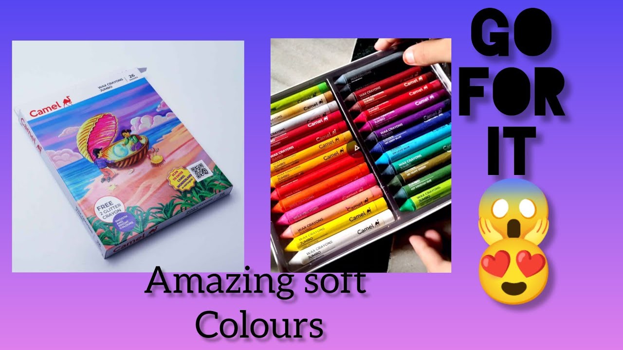 Wax Crayons Colour Unboxing😍😍|| WAX CRAYONS|| AMAZING COLOURS PALETTE || CAMEL CRAYONS ||ARTSCREEN15