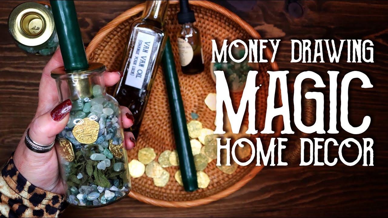 Money Draw Magic Candle Holder Container Jar Spell - Money Magic -  Witchcraft - Magical Crafting