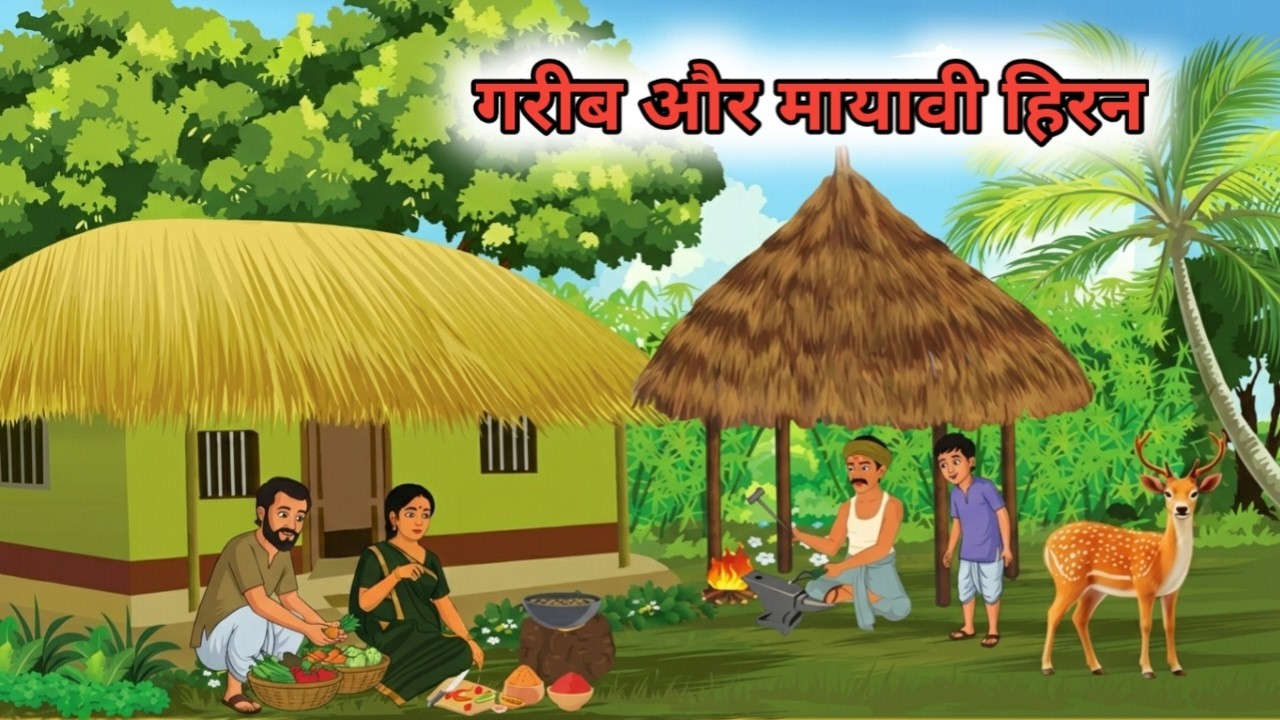 गरीब लोहार का जादुई हिरन | Hindi | Moral Stories| Cartoon story