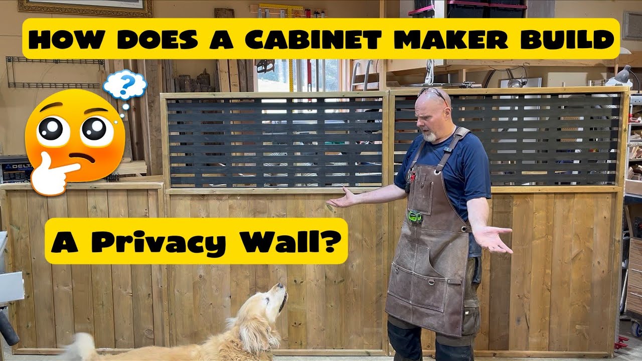Privacy Wall Build Part 1...EASIER METHOD