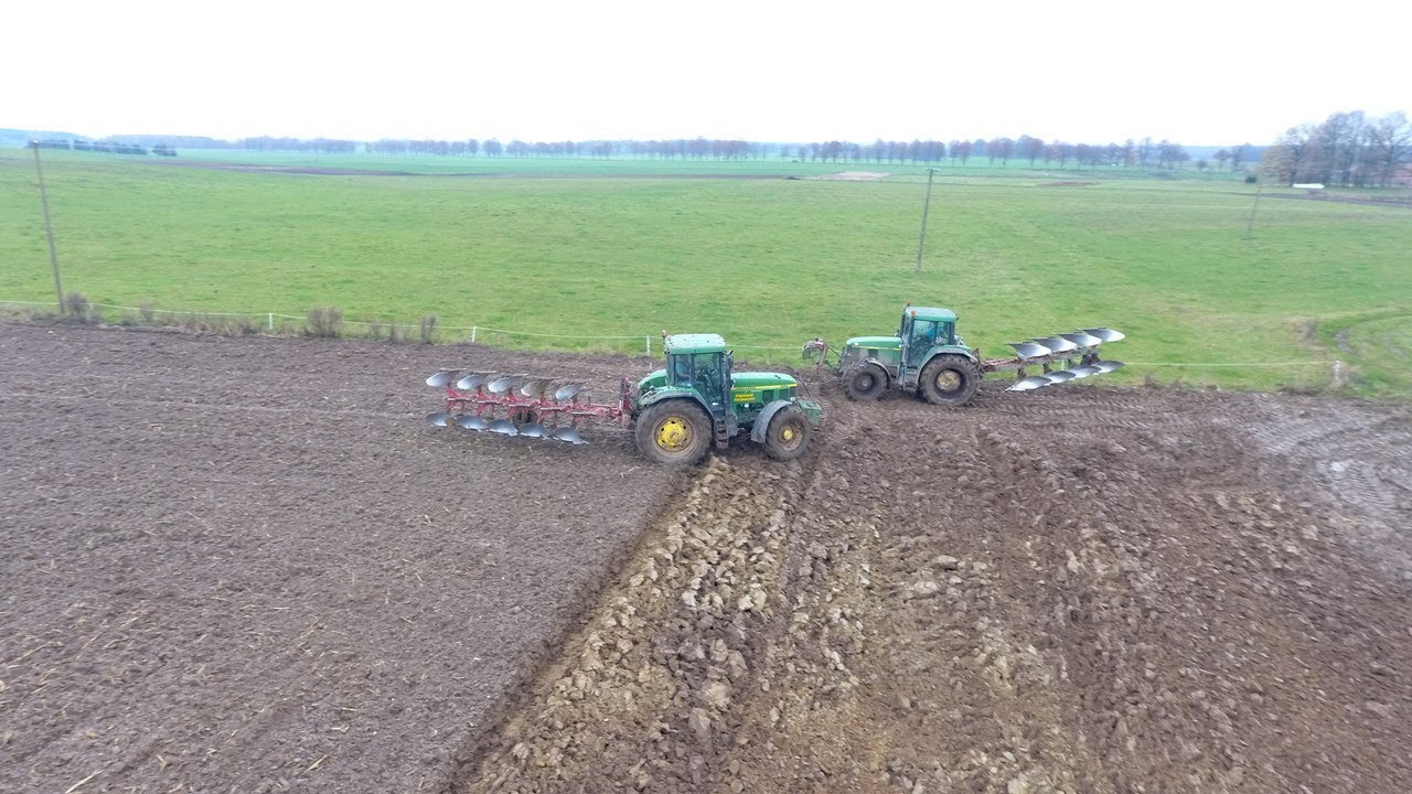 Orka na zimę 2x John Deere 6810,7710 kverneland&Metal-Fach