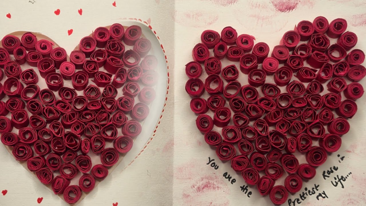 DIY Valentine Card ❤️ | Handmade Love Card Tutorial | Easy Gift Card Idea