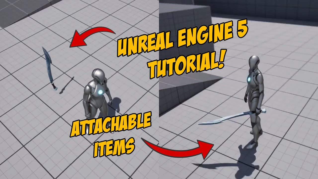 UE5 Game-Changer: Mastering Attachable Pickup Items Tutorial!