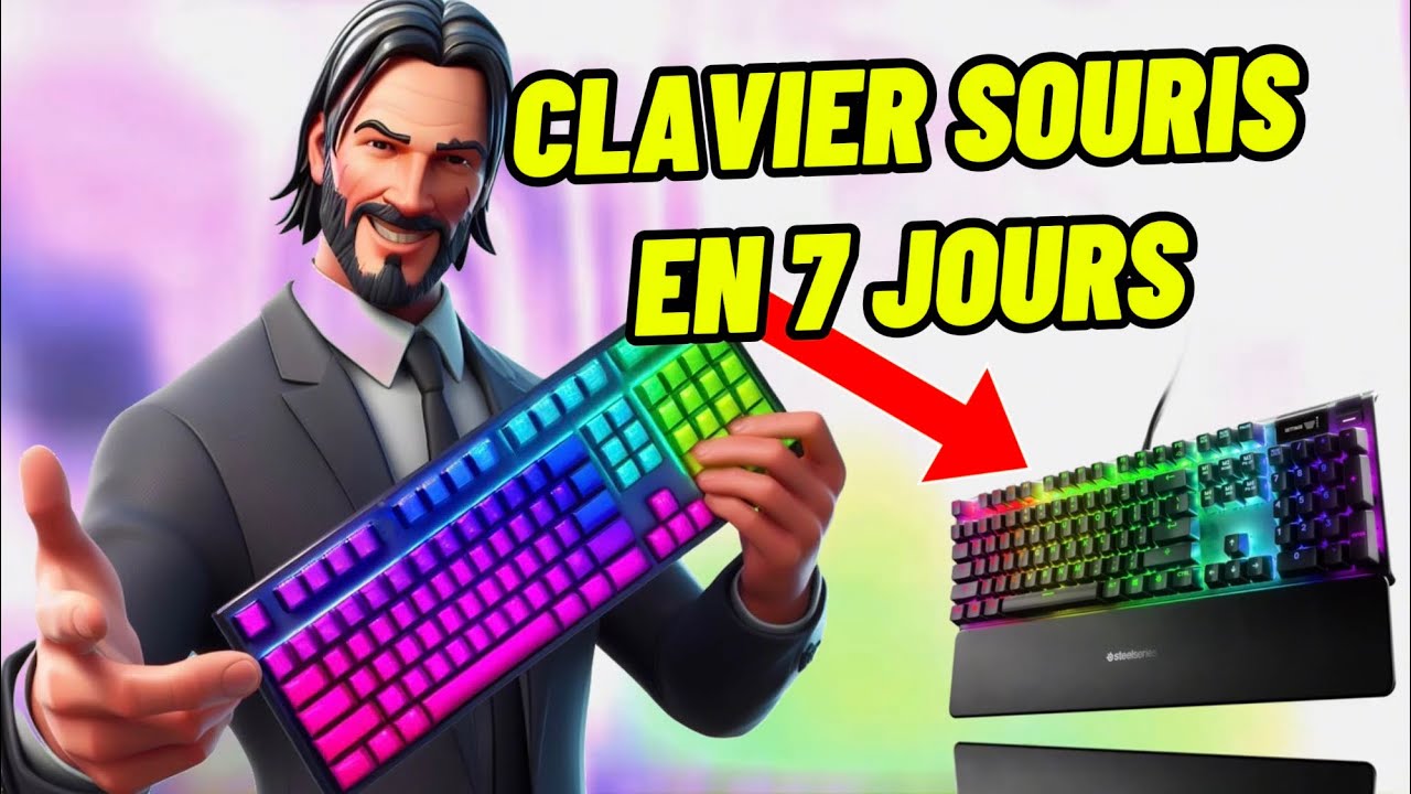 7 JOURS pour passer CLAVIER SOURIS sur Fortnite ?!