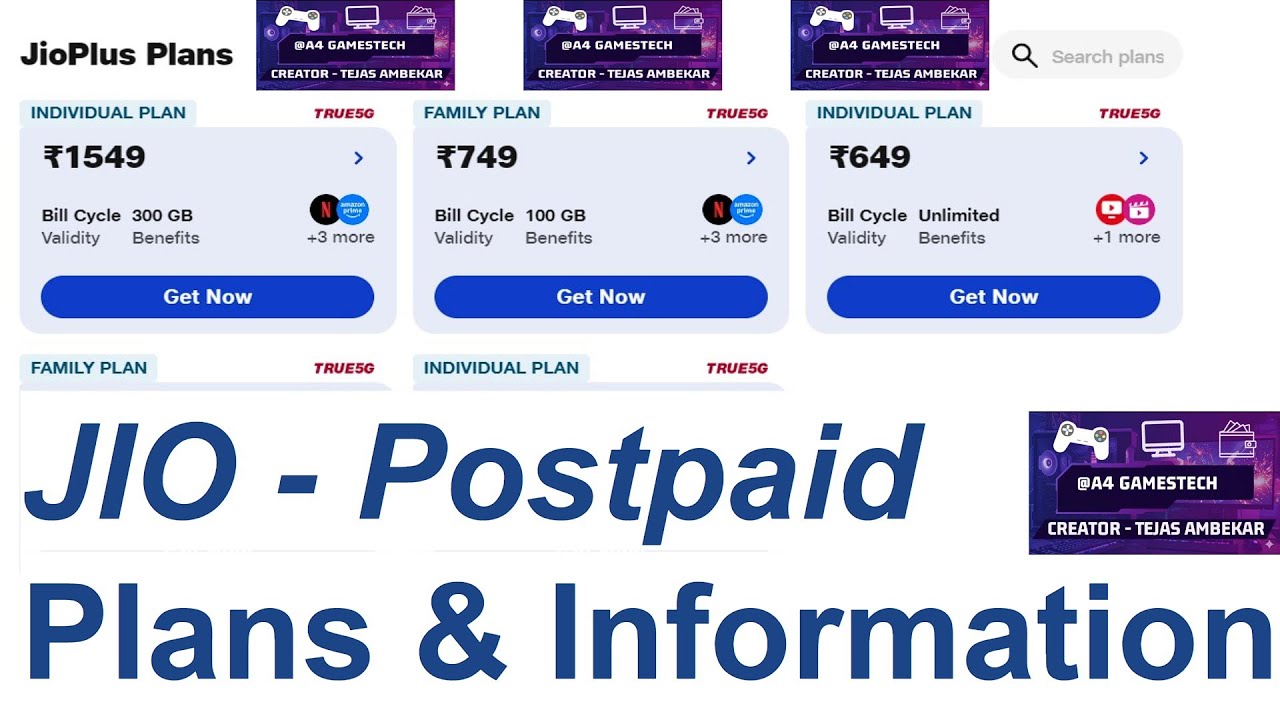 Jio Postpaid Plans 2026: Full Details, Prices & OTT Benefits (Vi vs Jio Comparison!)