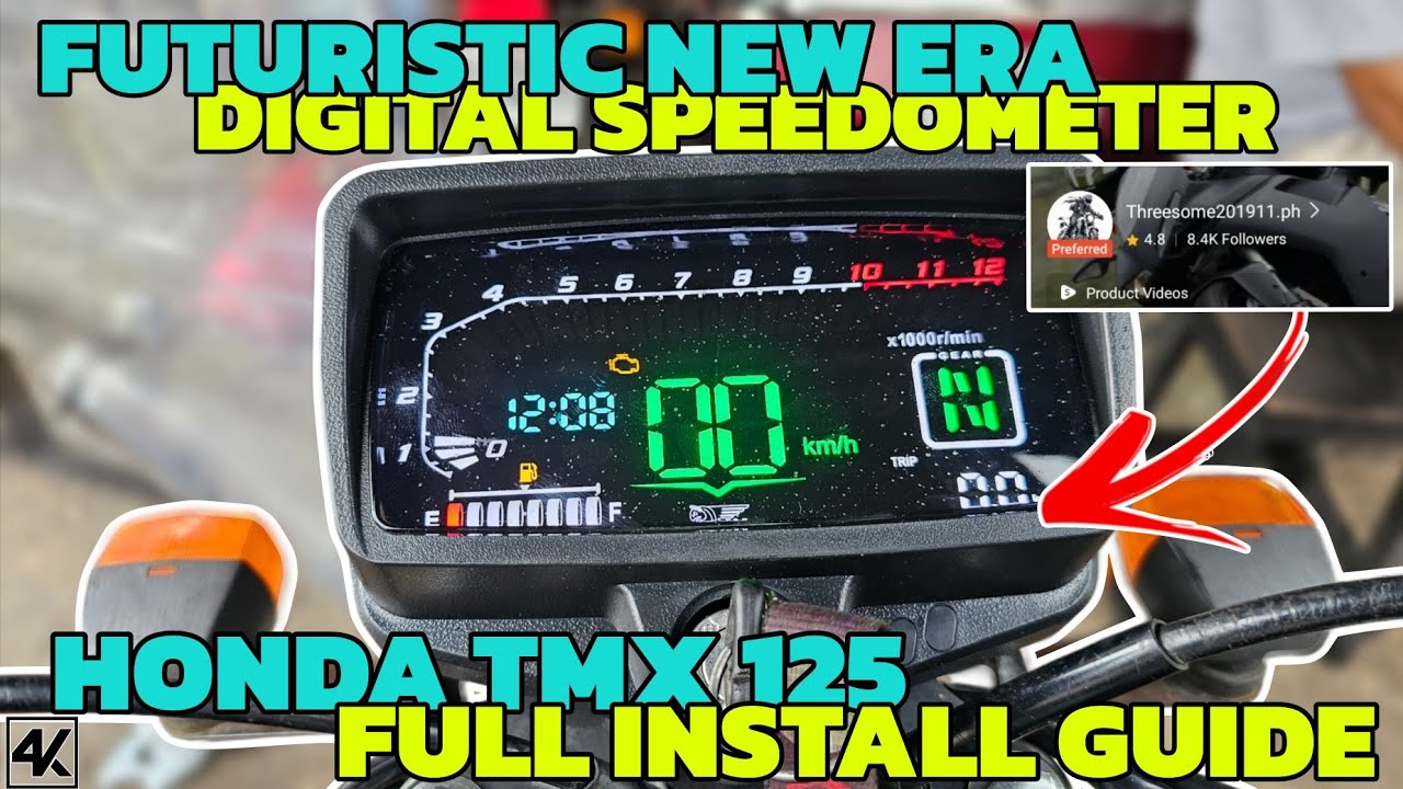 Paano Mag Install ng Digital Speedometer sa Honda TMX 125 Alpha (Fit to Any Pantra China Brand)