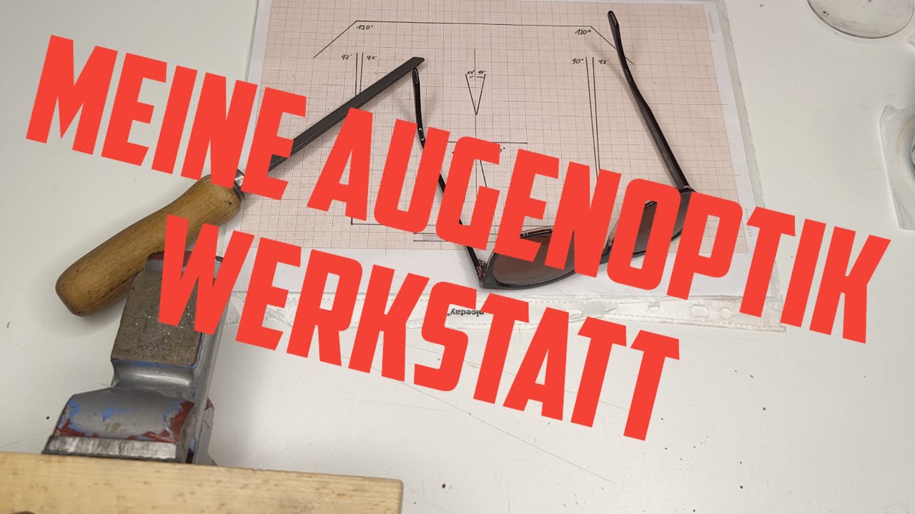 Brille anpassen - Bügel auffeilen