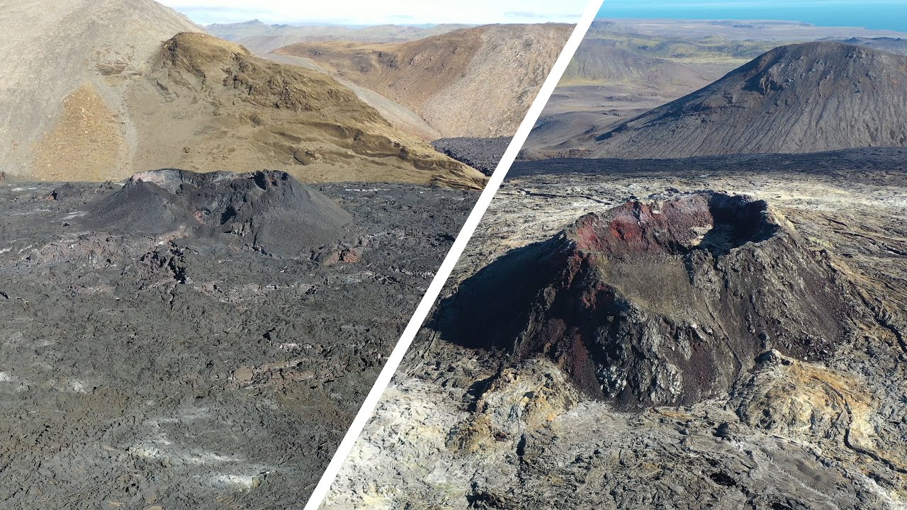 Fagradalsfjall Volcano - Geldingadalir and Meradalir Lava Fields