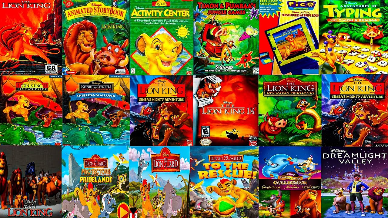 Эволюция игр «Король Лев» (1994–2023)
