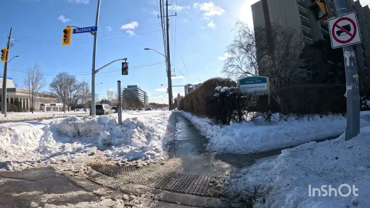 Buhay ng Canada. I will walk from steeles going to drewry. 