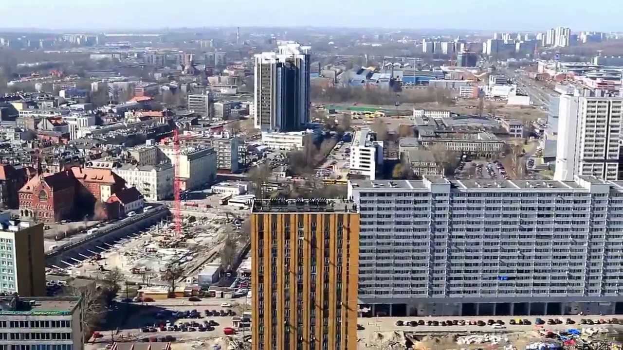 Katowice z dachu wieżowca Altus