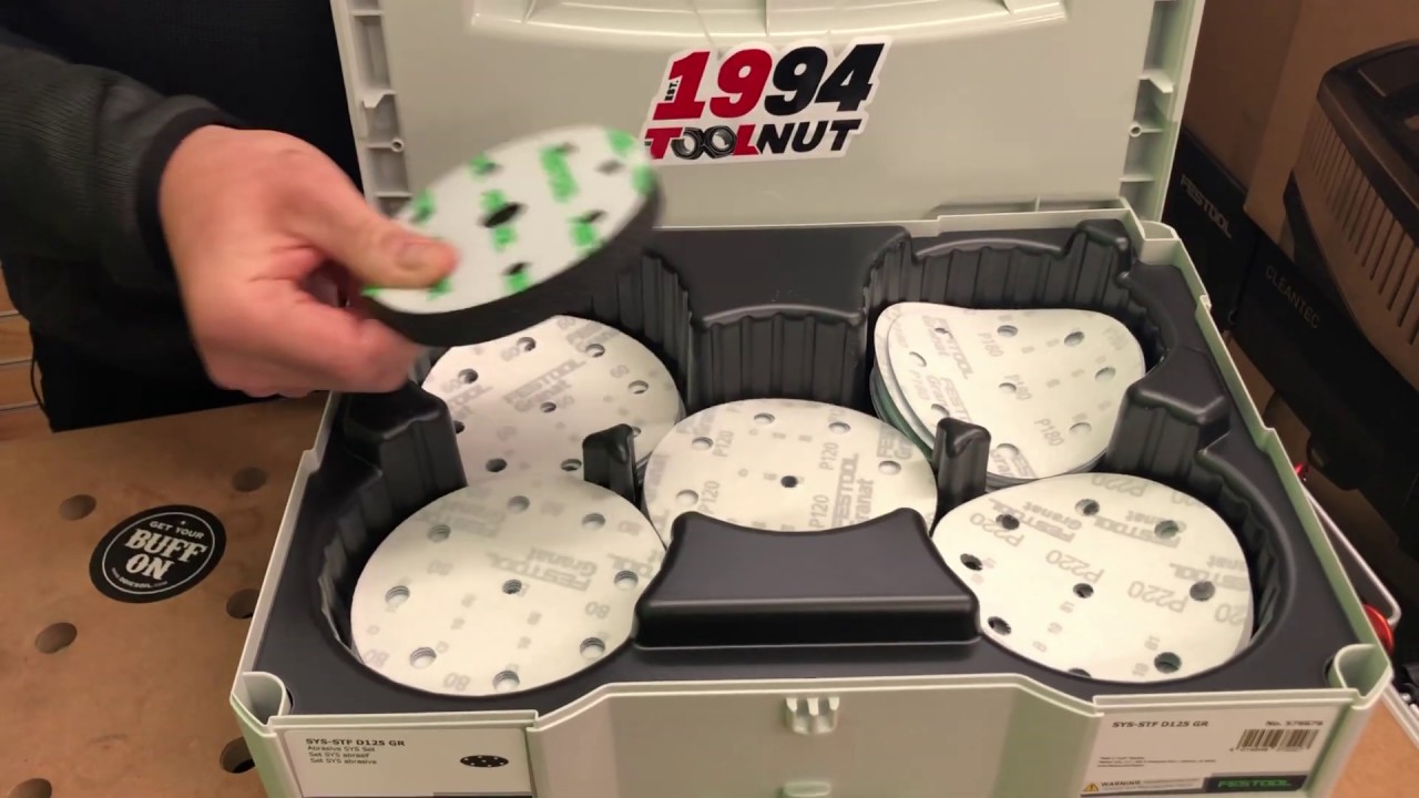 NEW Festool Sandpaper Assortment Systainers For RO 90 Sander & 5” Sanders