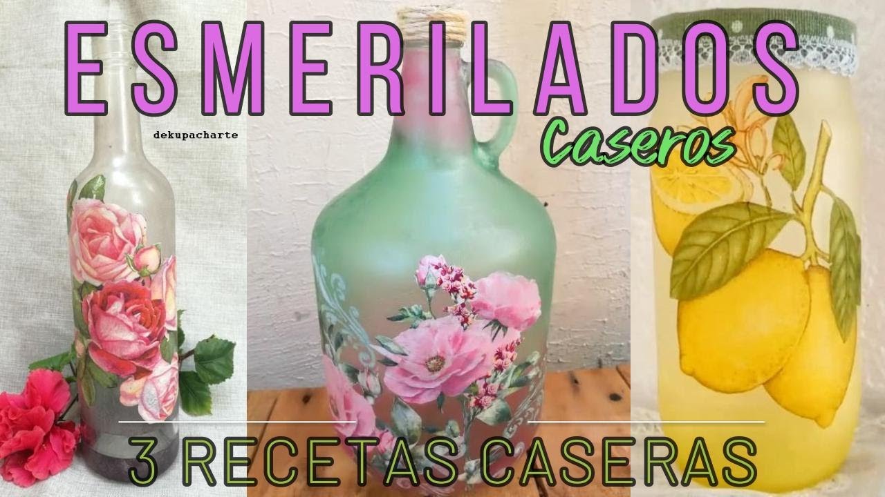 3 ESMERILADOS  CASEROS