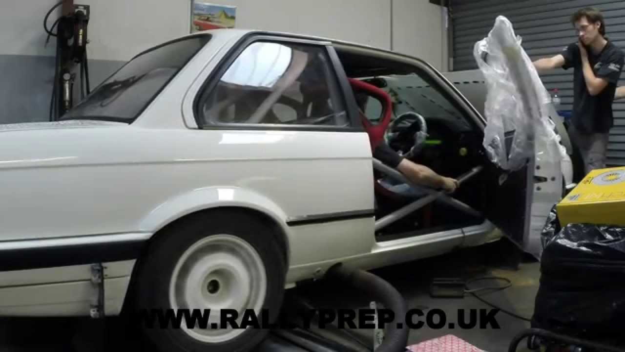 Rally Prep - BMW E30 S14B25 Rally car Dyno tune and Testing with Carbon airbox