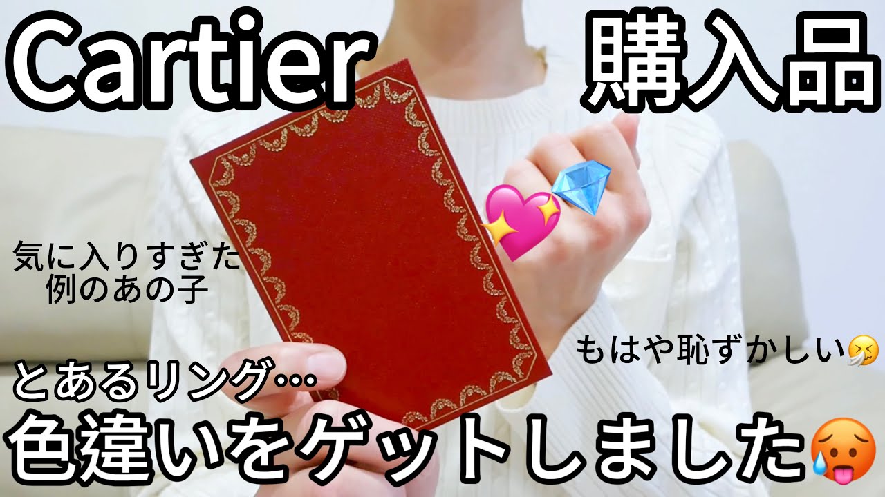 【購入品】カルティエのジュエリーを色違いでゲット？！【お気に入り】【羞恥心】