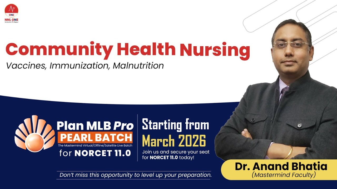 Vaccine, Immunization & Malnutrition (CHN) by Dr Mukhmohit Singh