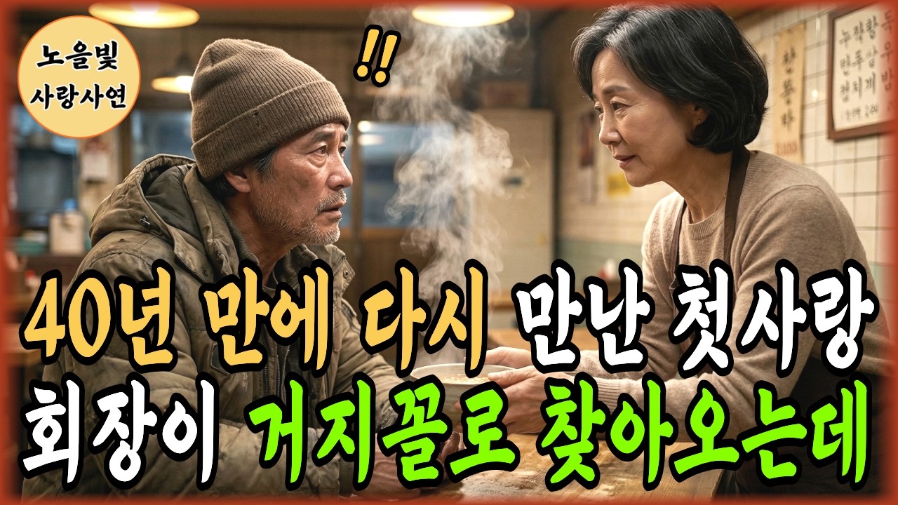 62살에 거지꼴로 찾아온 첫사랑 그는 시한부였습니다.ㅣ노후사연ㅣ황혼연애ㅣ감동사연