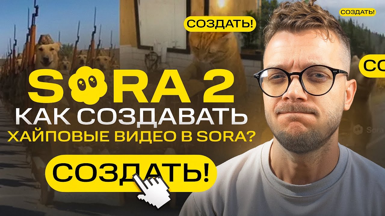 Как НАЧАТЬ делать ВИДЕО с помощью SORA 2 (без опыта)